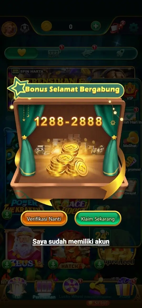 Spin Harta APK Screenshot Lobby Utama