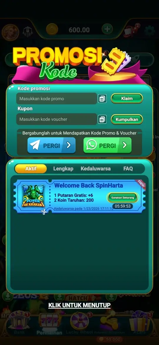 Spin Harta APK Jackpot Progresif